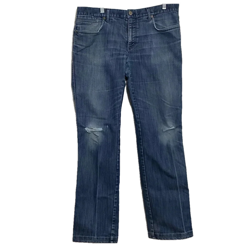 Z Zegna men city fit low rise blue jeans
Preppy luxury casual western size 38
